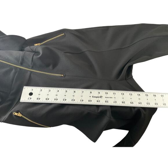 Love University Womens XL Jumpsuit Zip Up Sleeveless Tuxedo Pantsuit Pockets New - Picture 5 of 14